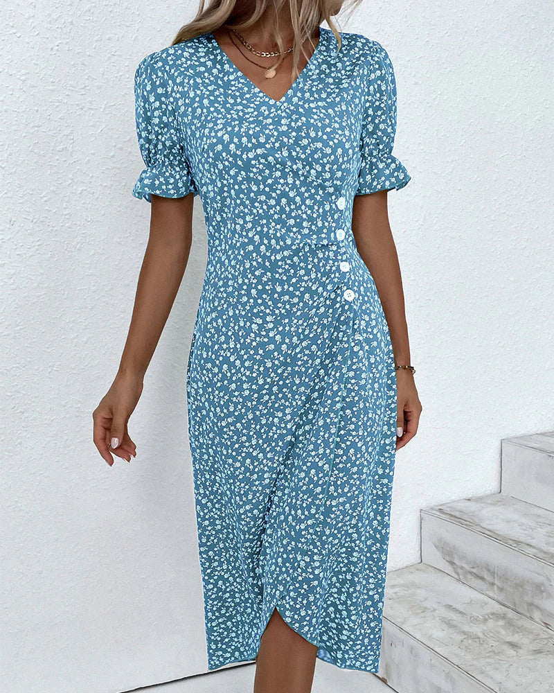 Pelyne - Wrap Midi Dress