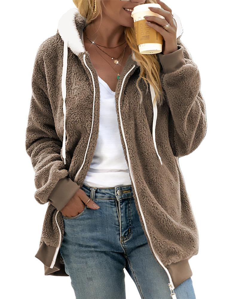 Donatella - Fleece Zip Hoodie