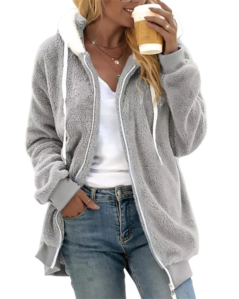 Donatella - Fleece Zip Hoodie