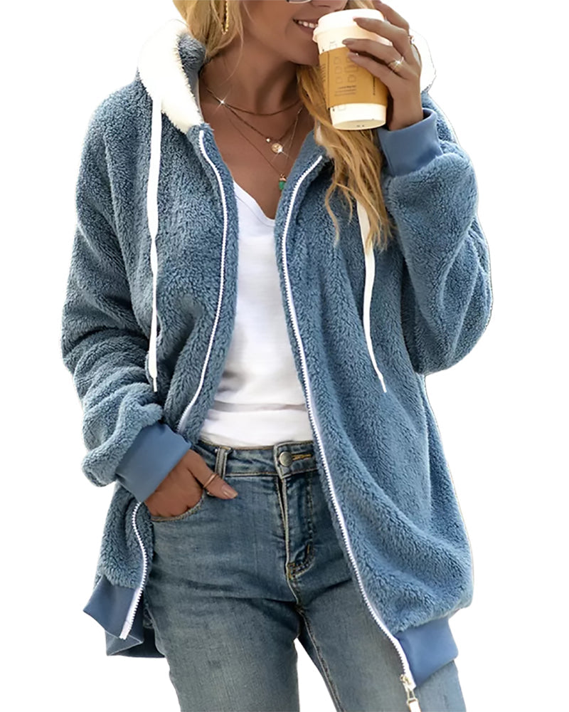 Donatella - Fleece Zip Hoodie