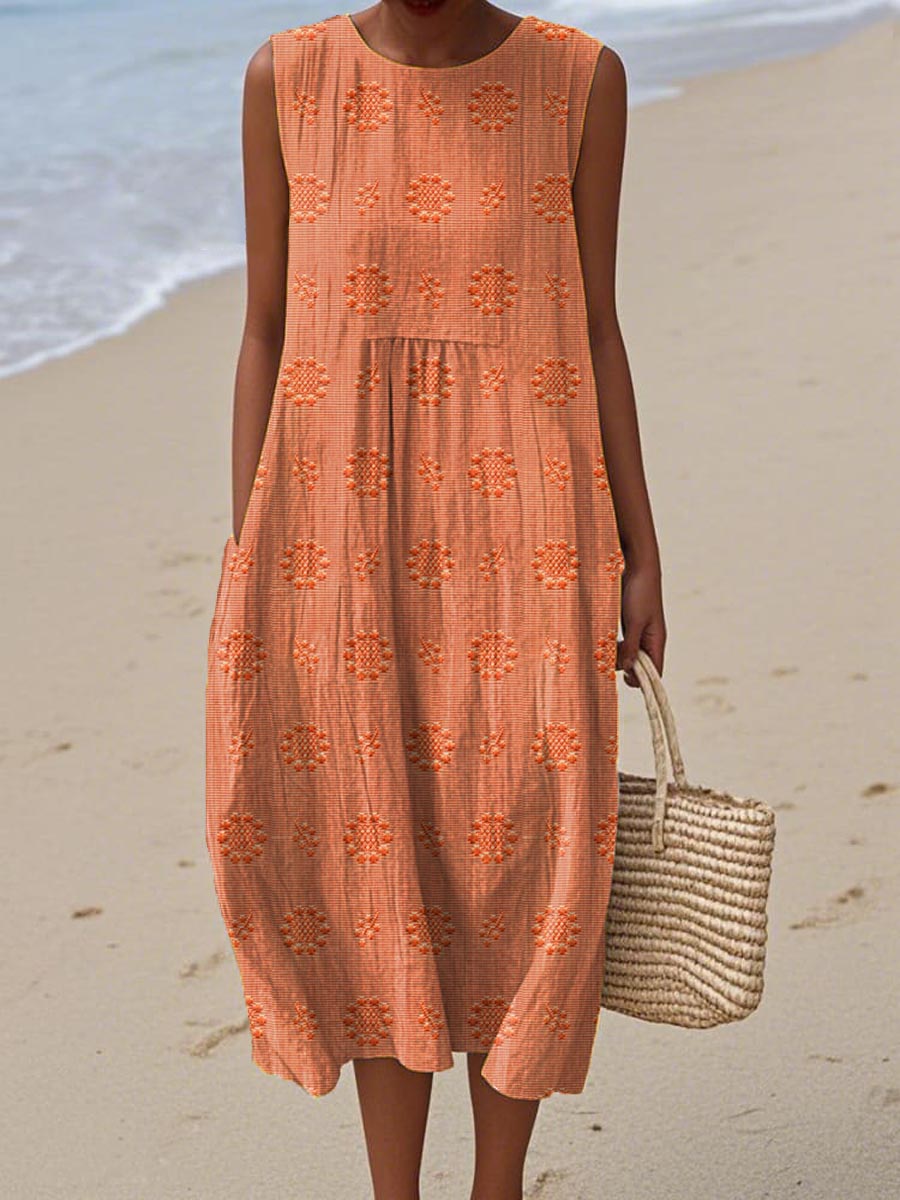 Olyssa – Printed Midi Dress