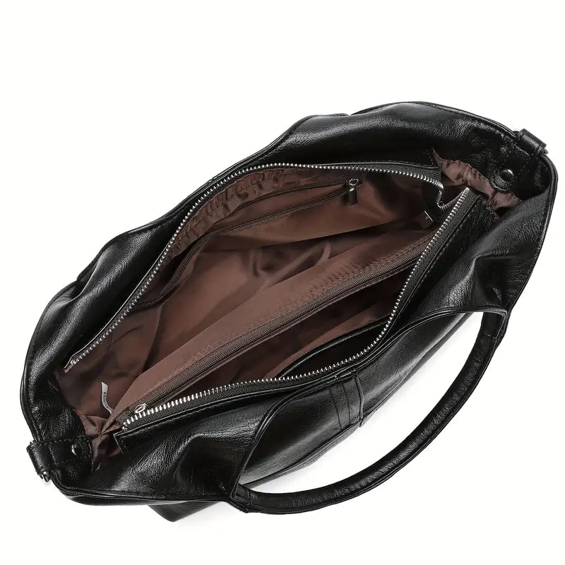 Lorixa - Vegan Leather Structured Handbag
