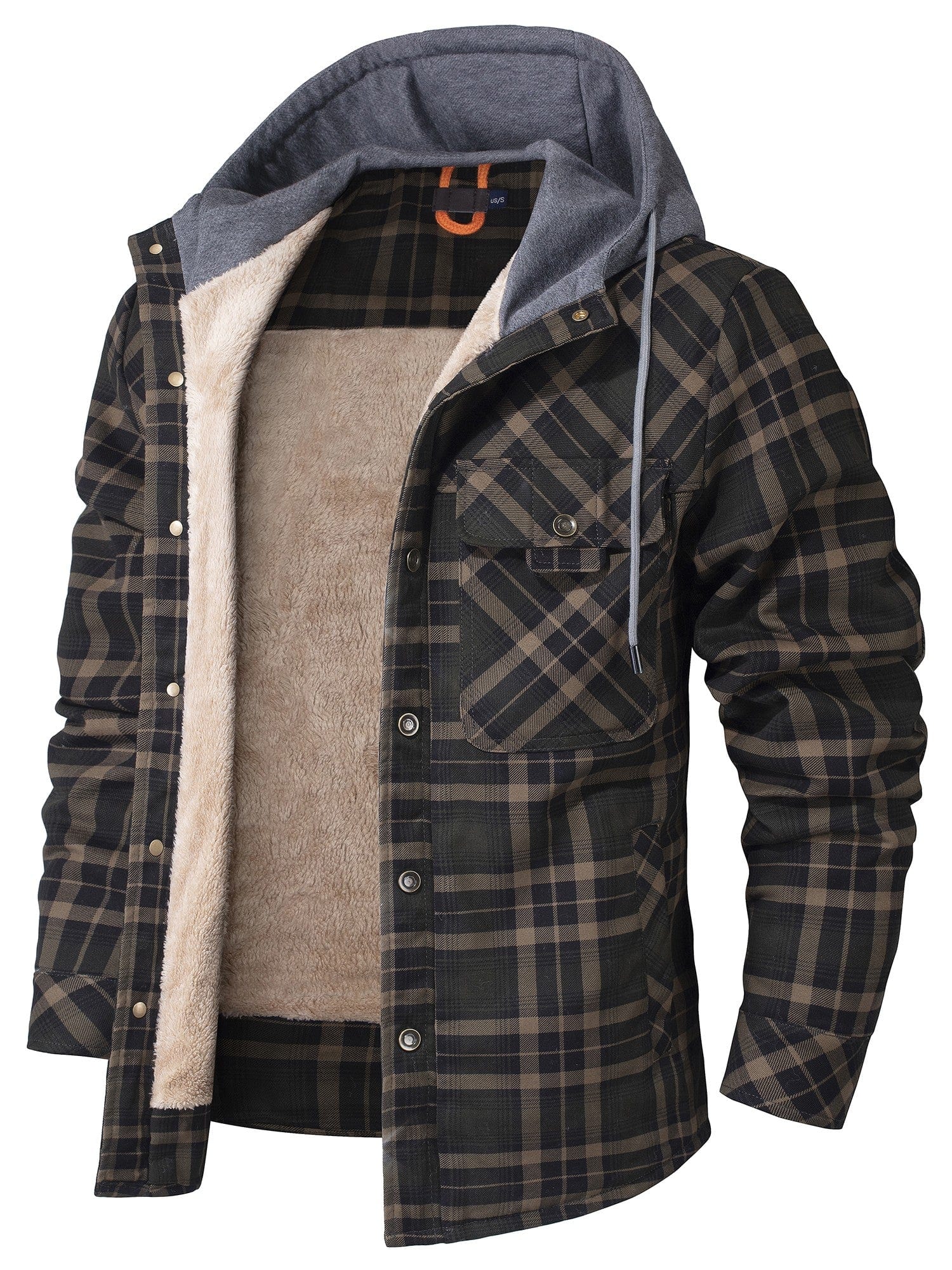 Soren - Plaid Hoodie Jacket