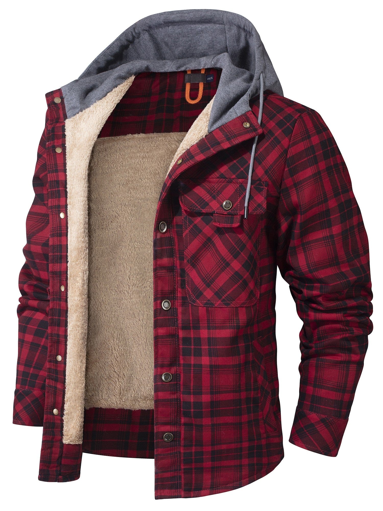 Soren - Plaid Hoodie Jacket