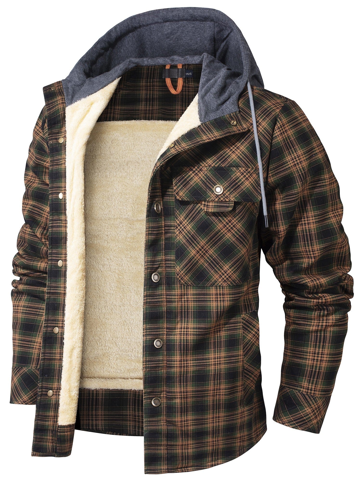 Soren - Plaid Hoodie Jacket