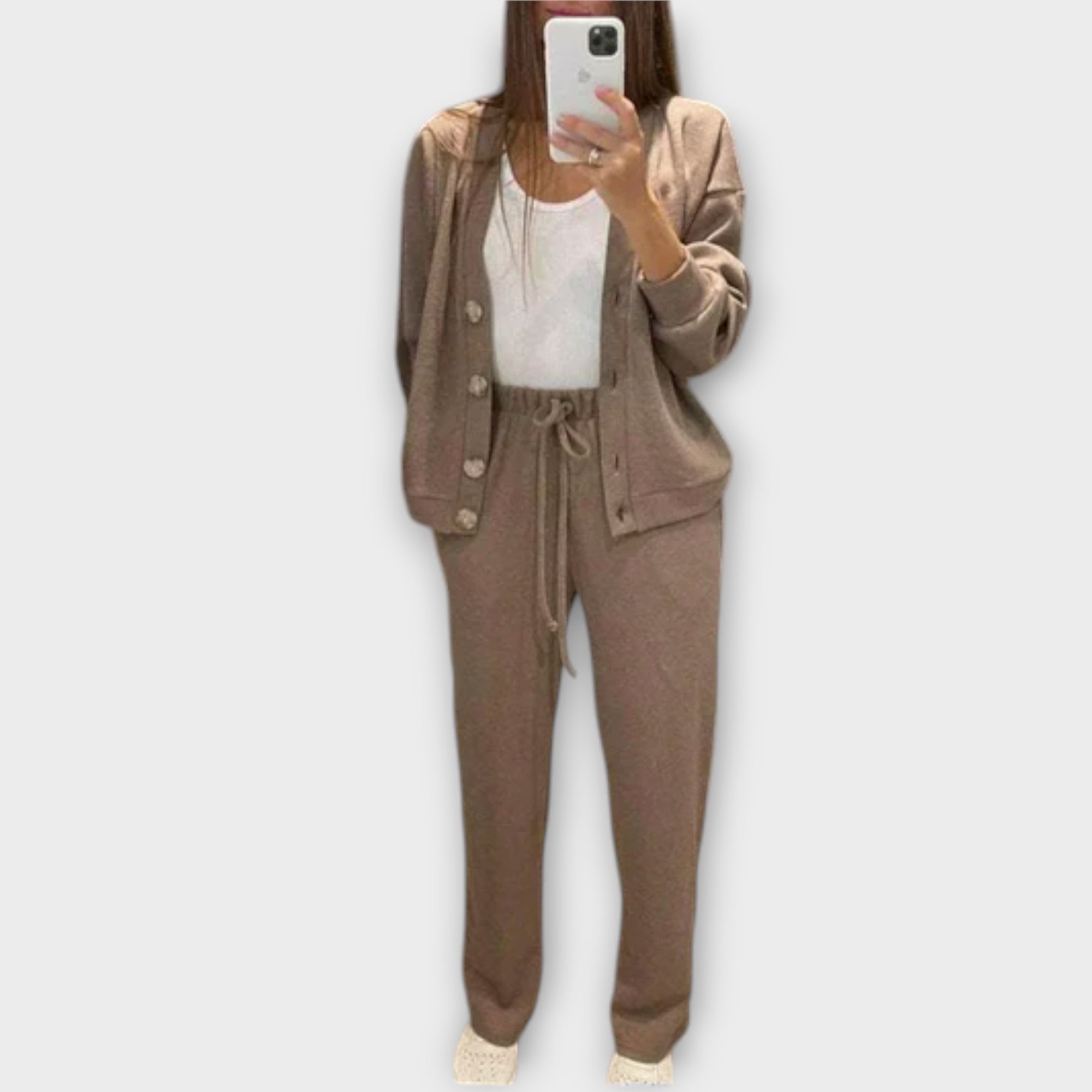 Chantal – Cardigan and trouser set