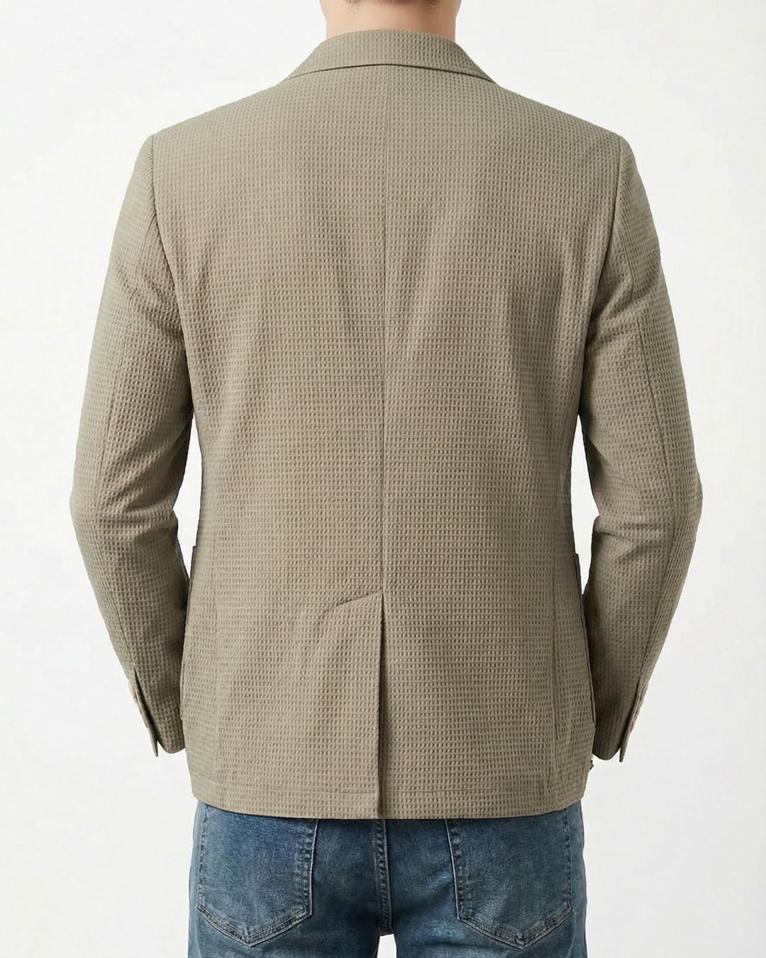 GEORGE | WAFFLE-KNIT TAILORED BLAZER