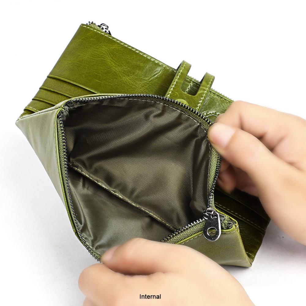 Birexa - Leather Long Clutch Wallet
