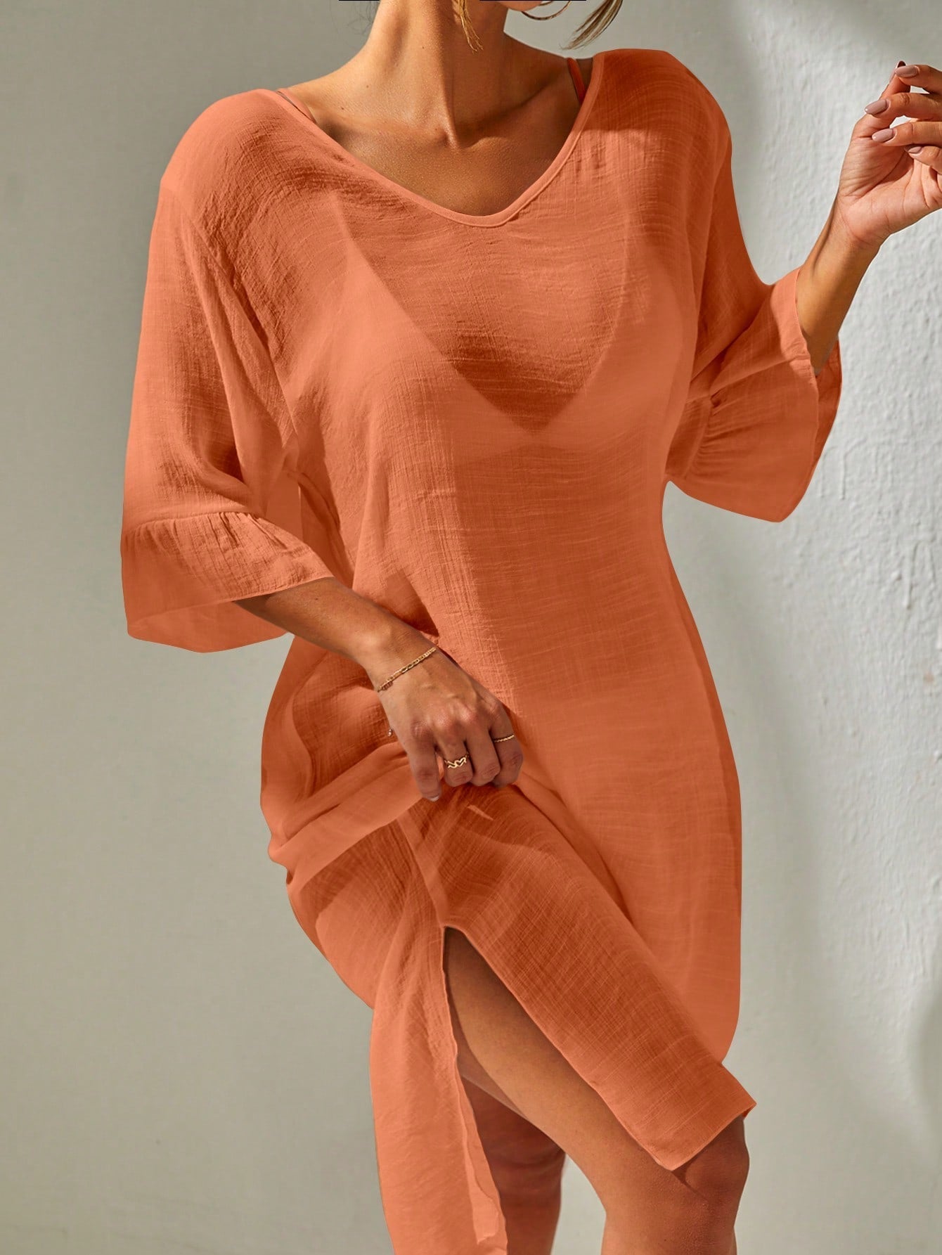 Fynira - Lightweight Beach Midi Dress