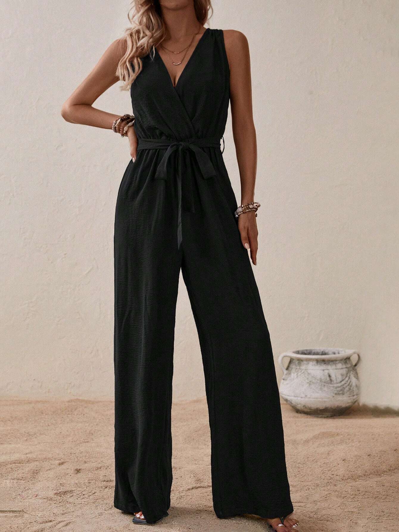 Galilea - Wrap Style Jumpsuit
