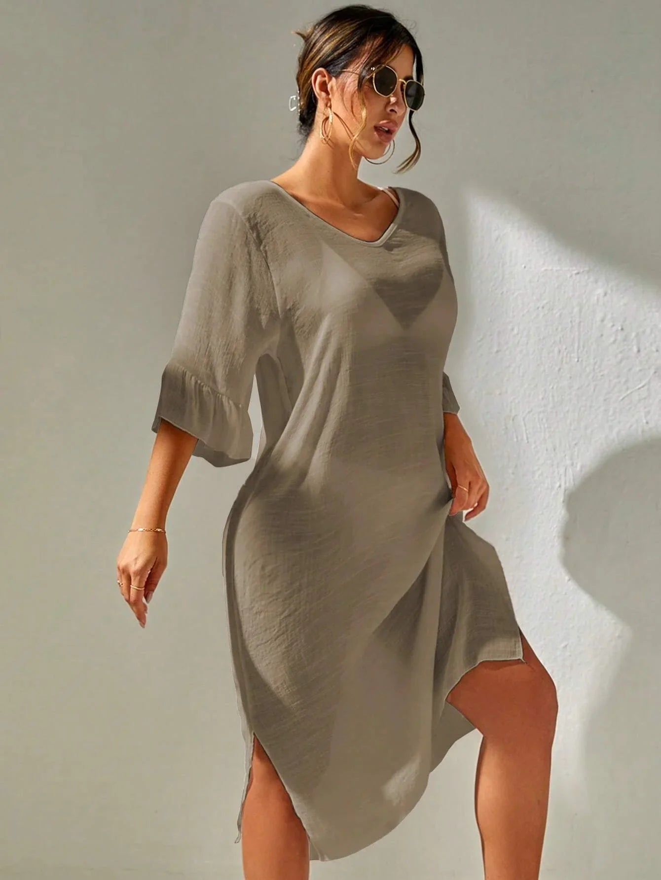 Fynira - Lightweight Beach Midi Dress