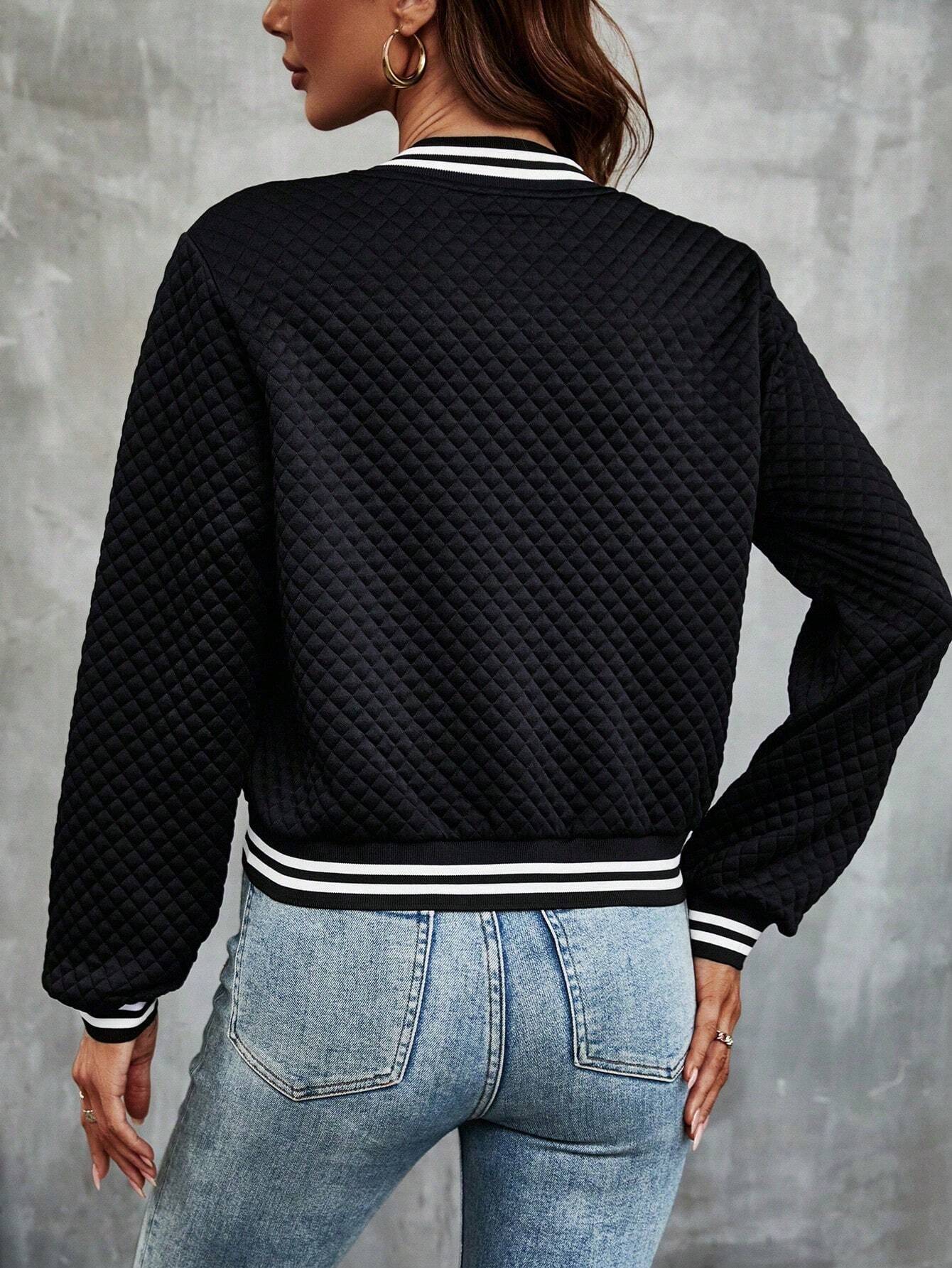 Helsa - Cropped Bomber Jacket