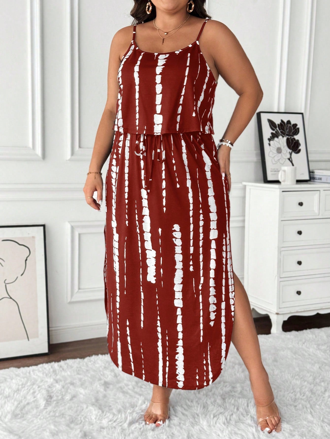 Sarielle - Plus Size Summer Set