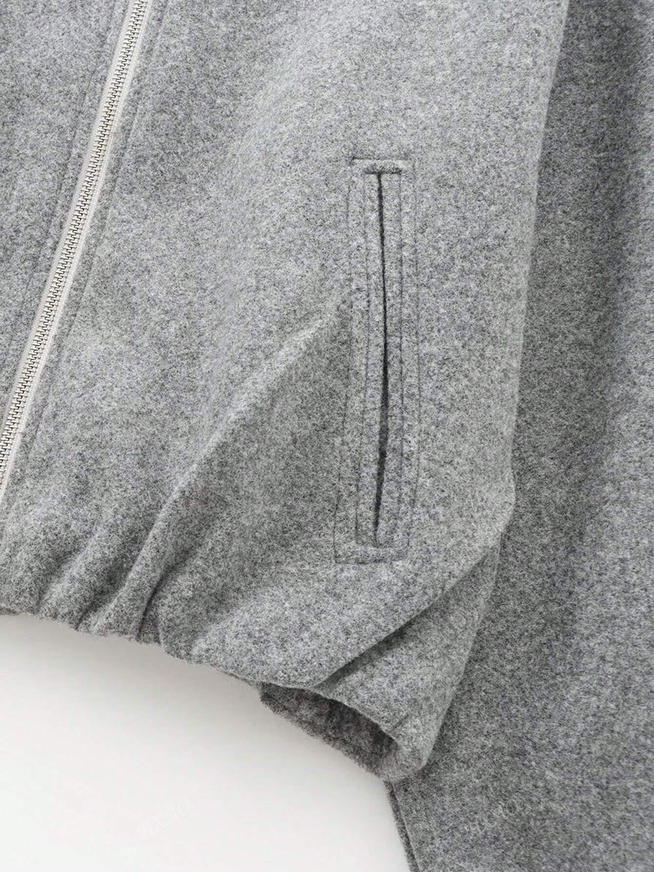 Grier - Casual Velvet Bomber Jacket