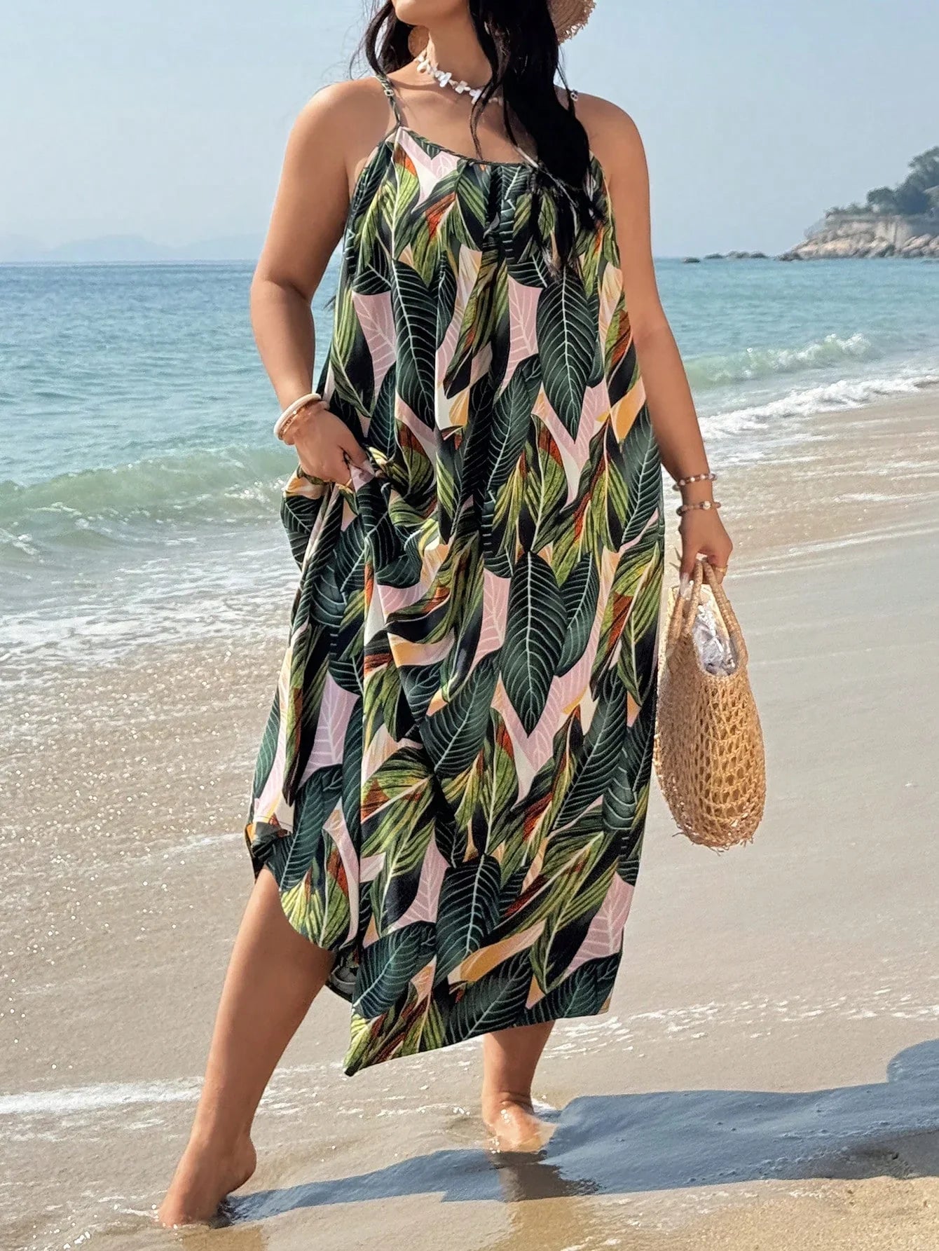 Gavana - Plus Size Boho Summer Maxi Dress