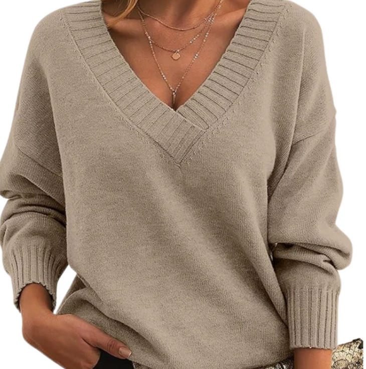 Verena - V-hals-sweater