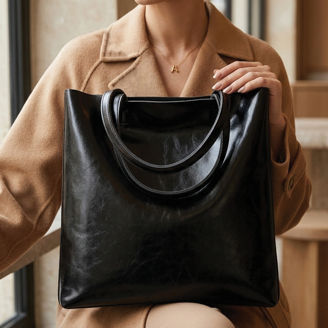 Dorelle - Leather Structured Tote Bag