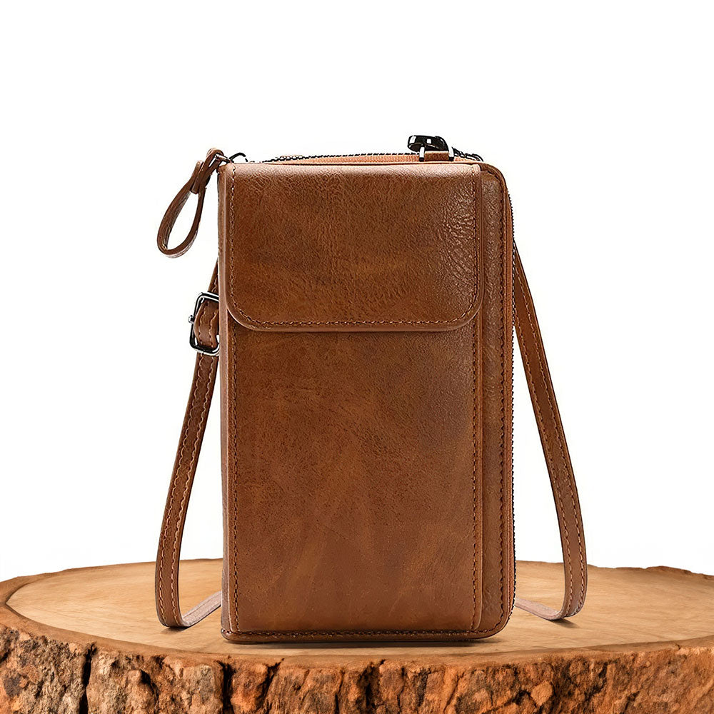 Pirexa - Vegan Leather Crossbody Wallet Bag