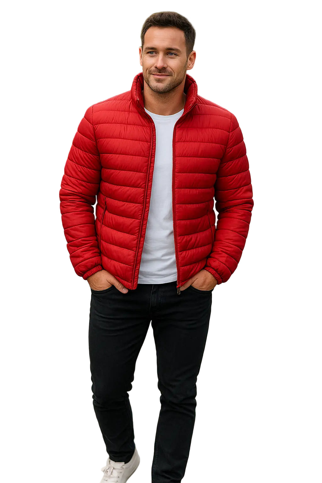 Belle & Cooper | Warm puffer jacket with collar