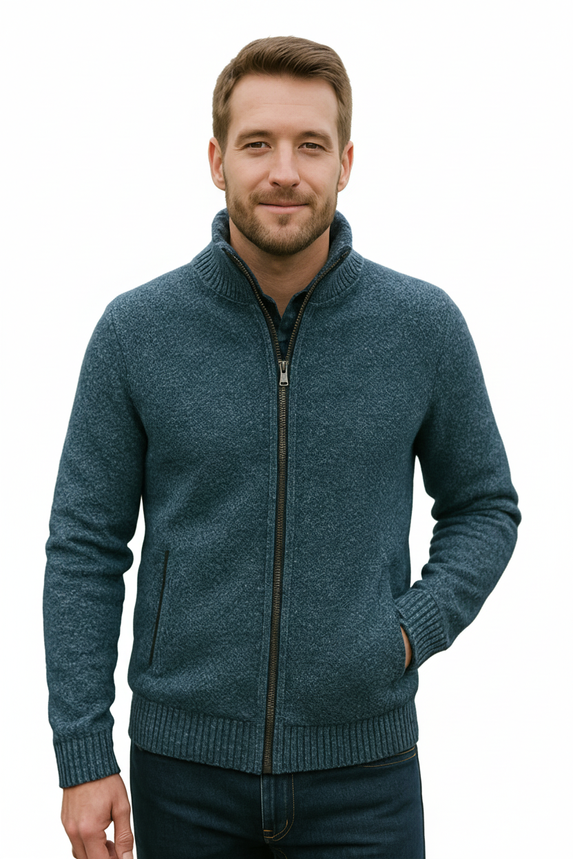 Belle & Cooper | Luxury Knitted Slim Fit Jacket