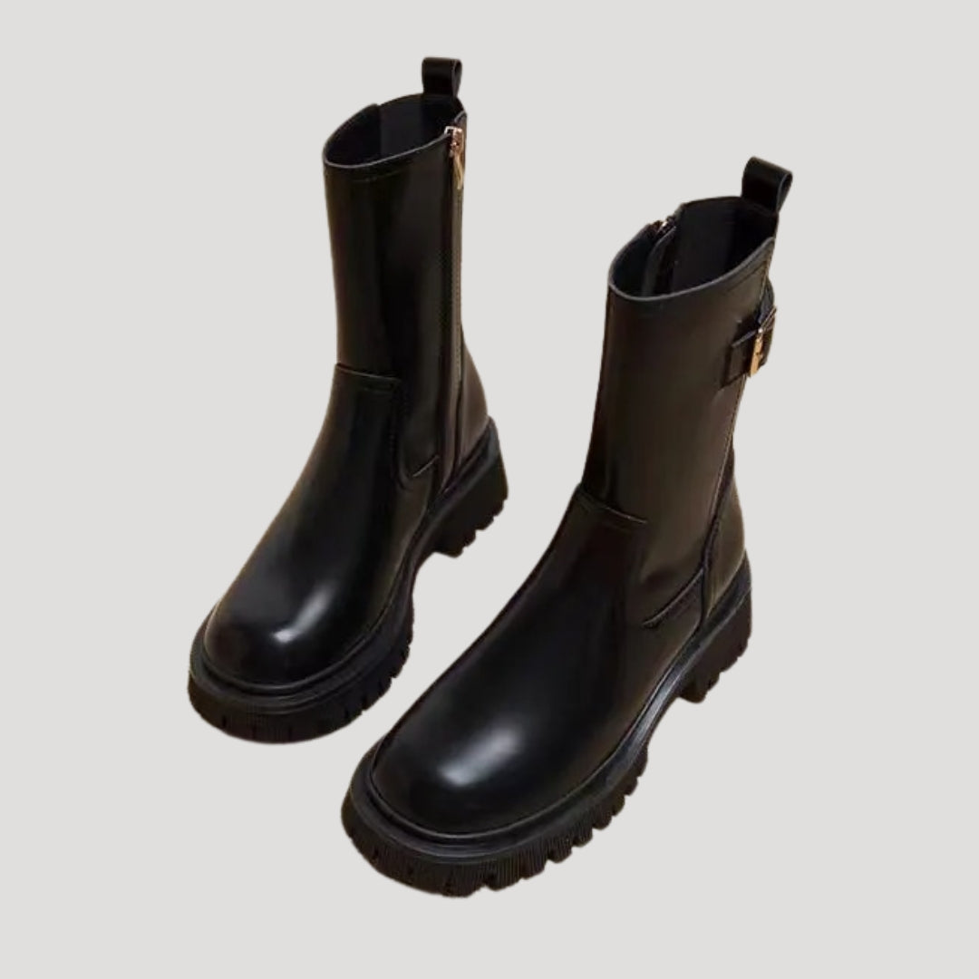 Alice | Women’s Spring Chunky Mid-Calf Boots