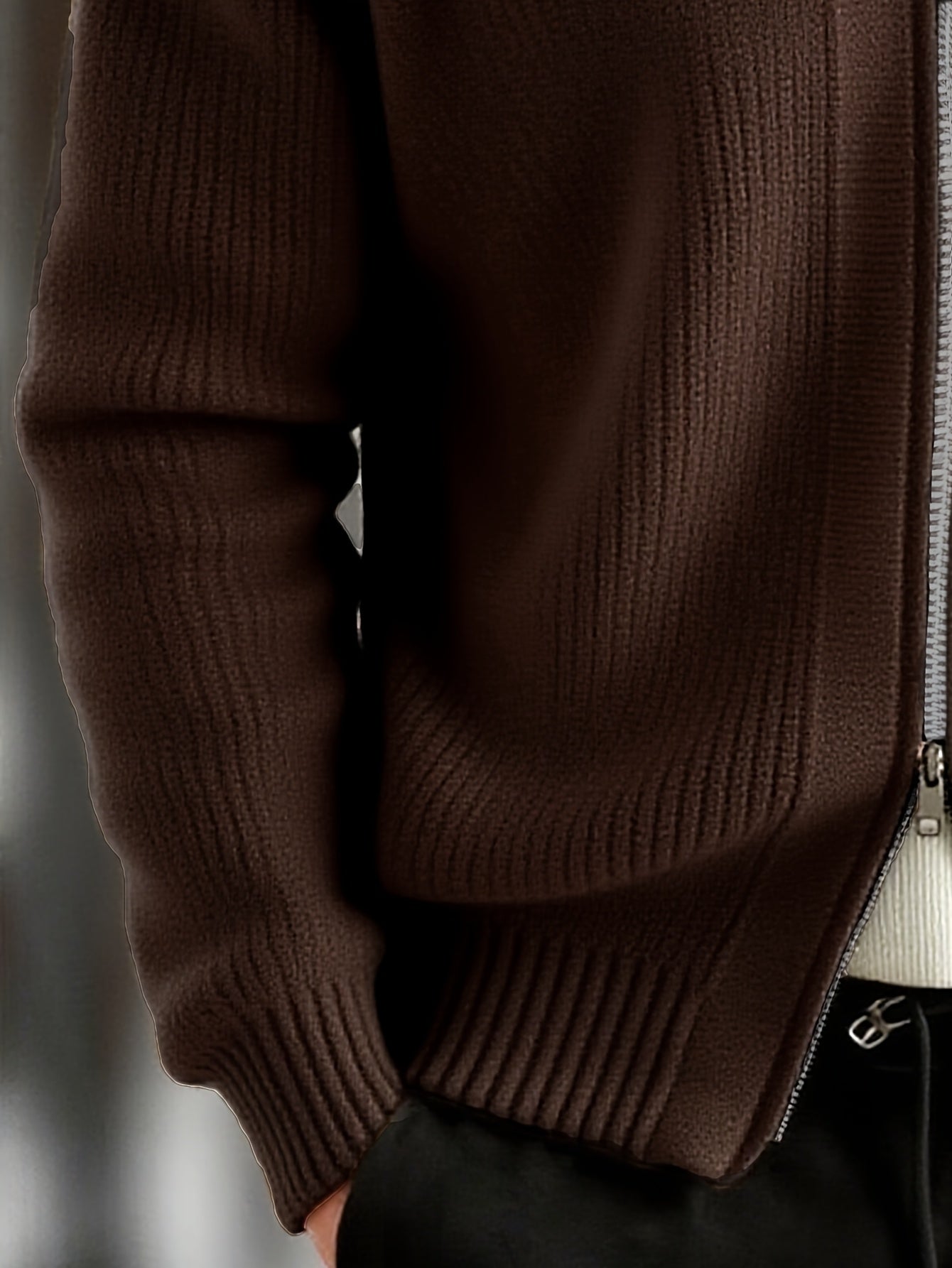 HENRY | CHUNKY V-NECK KNIT CARDIGAN