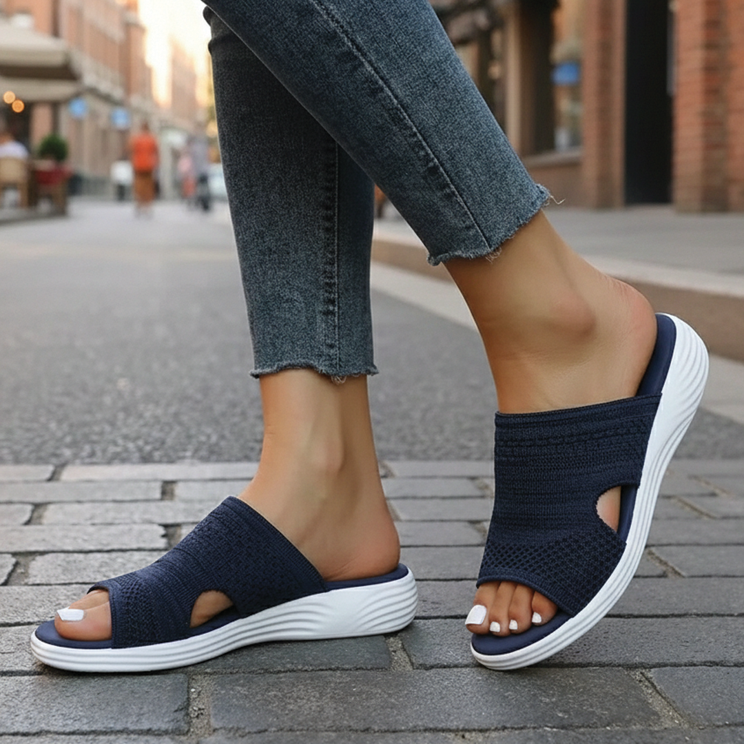 Waltz - Orthopedic Open-Toe Knit Sandals