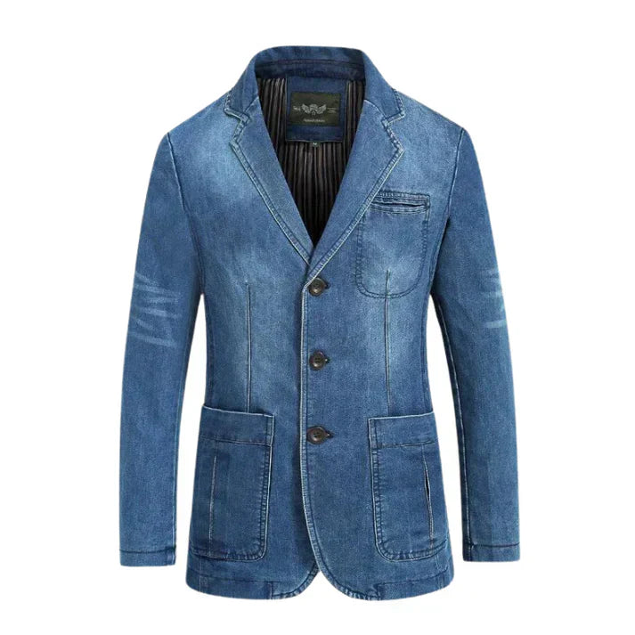 Aiden | Men’s Trendy Formal Casual Denim Blazer