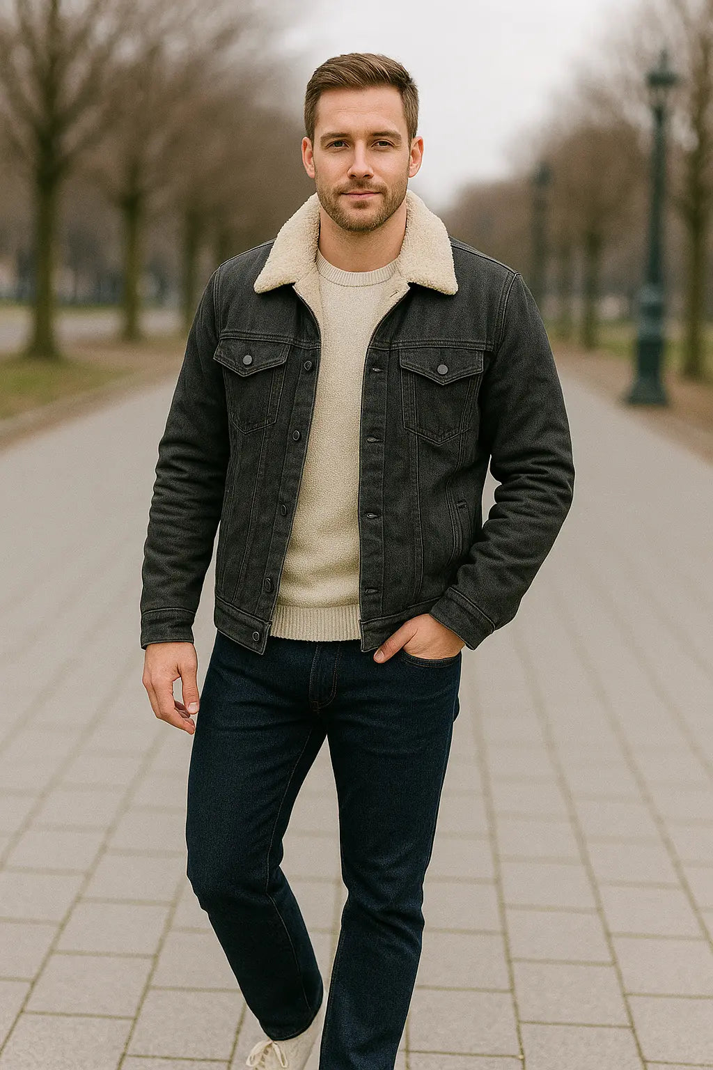 Belle & Cooper | Men's Winter Coat with Velvet Lining