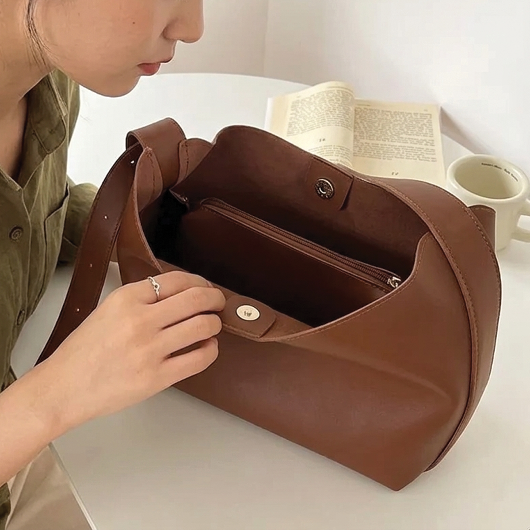 Moryx - Vegan Leather Minimalist Shoulder Bag