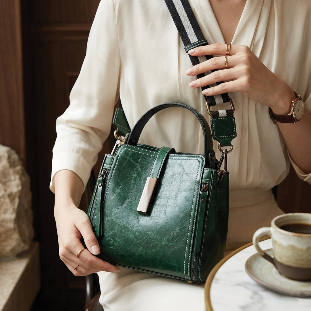 Cendia - Leather Crossbody Bag