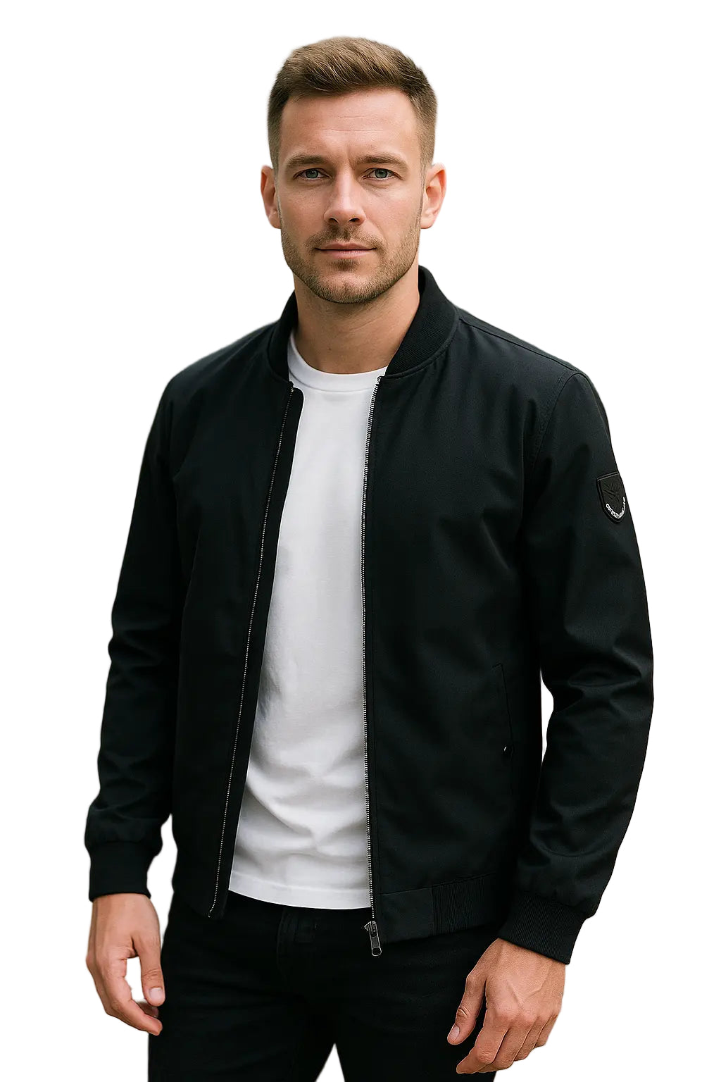 Belle & Cooper | Men's Slim Fit Bomber Jacket