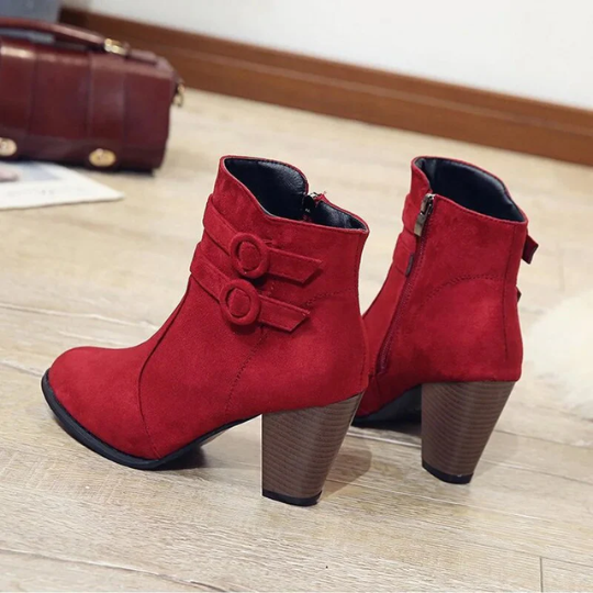 Kimberly | Women’s Chic Zip-Up Ankle Boots