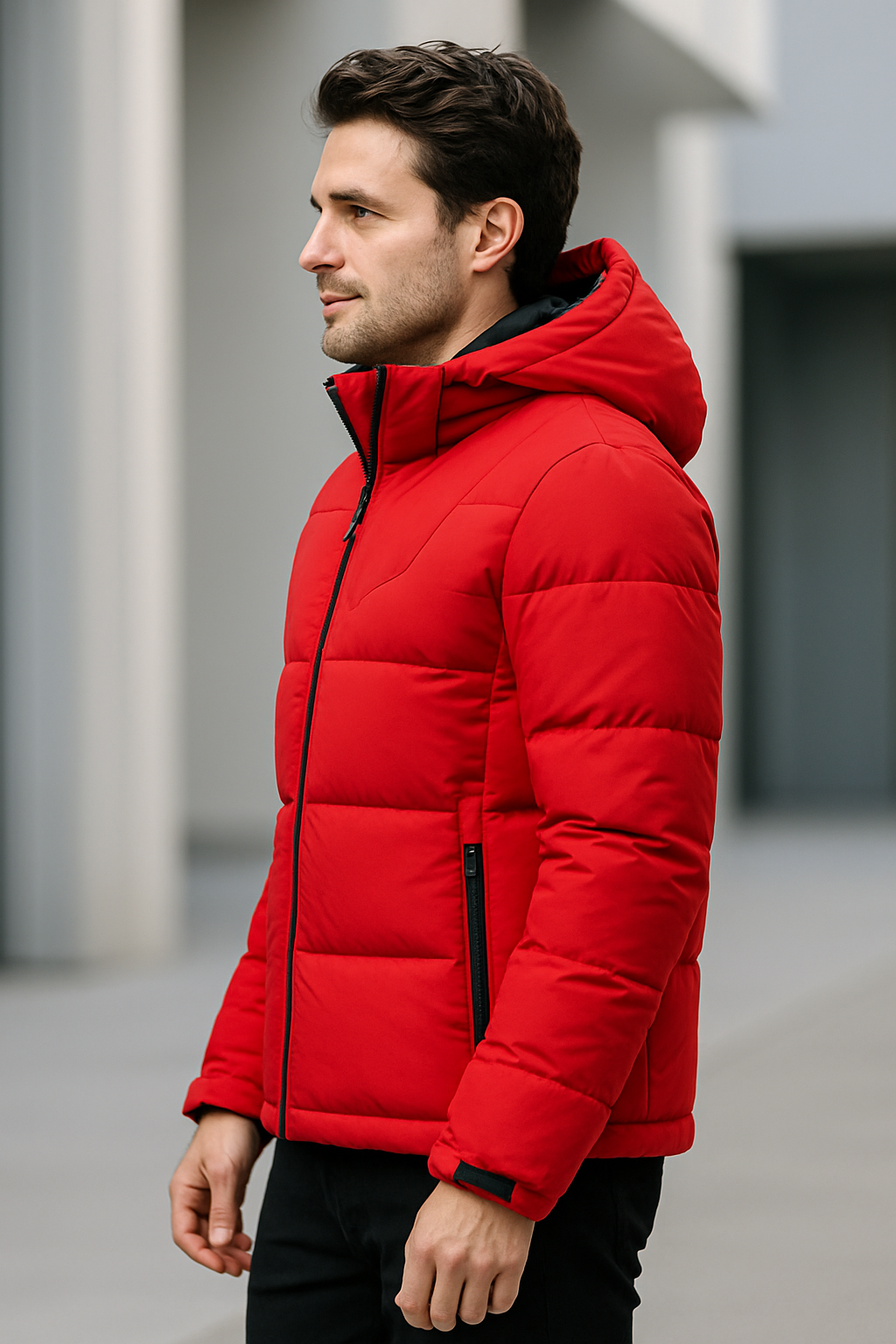 Belle & Cooper | Warm Down Jacket with Detachable Hood