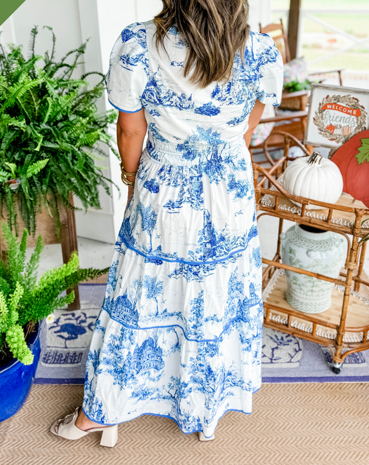 Irelle - Toile Print Maxi Dress