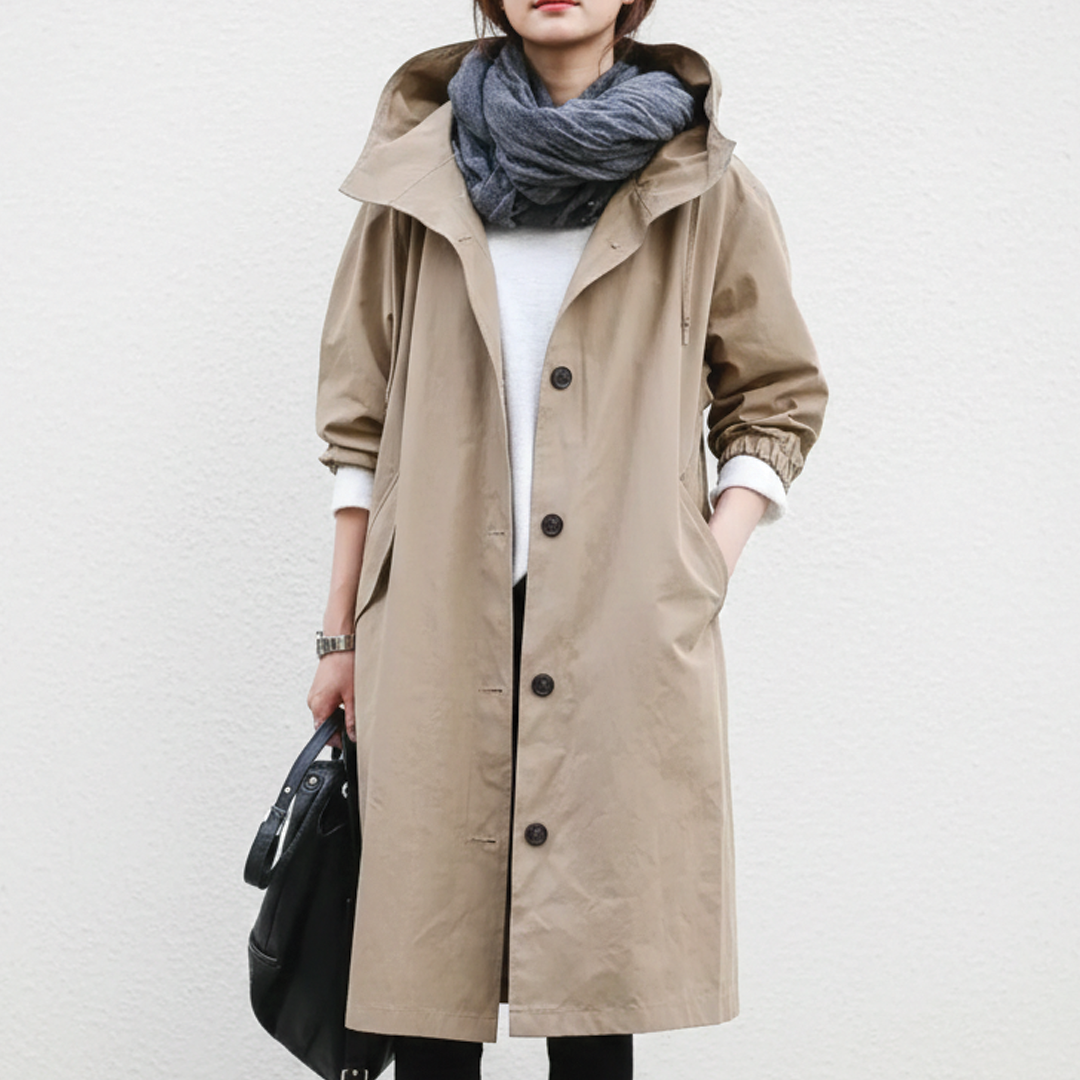 Quenby - Gabardina con Capucha