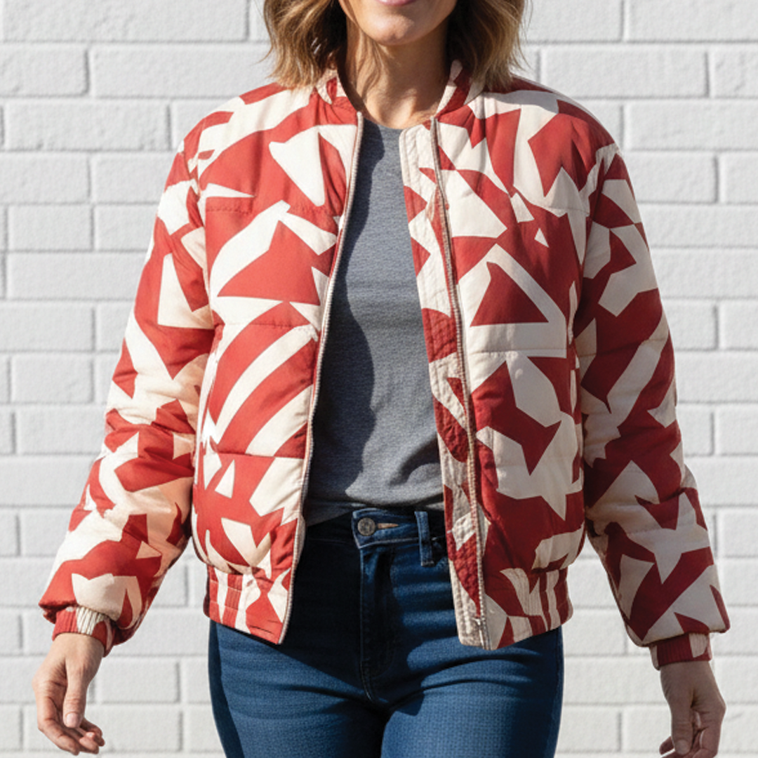 Quest - Printed Padded Short Coat