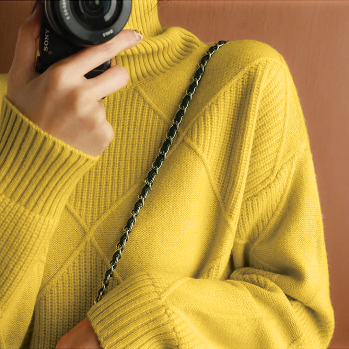 Modesty - Diamond Knit Sweater