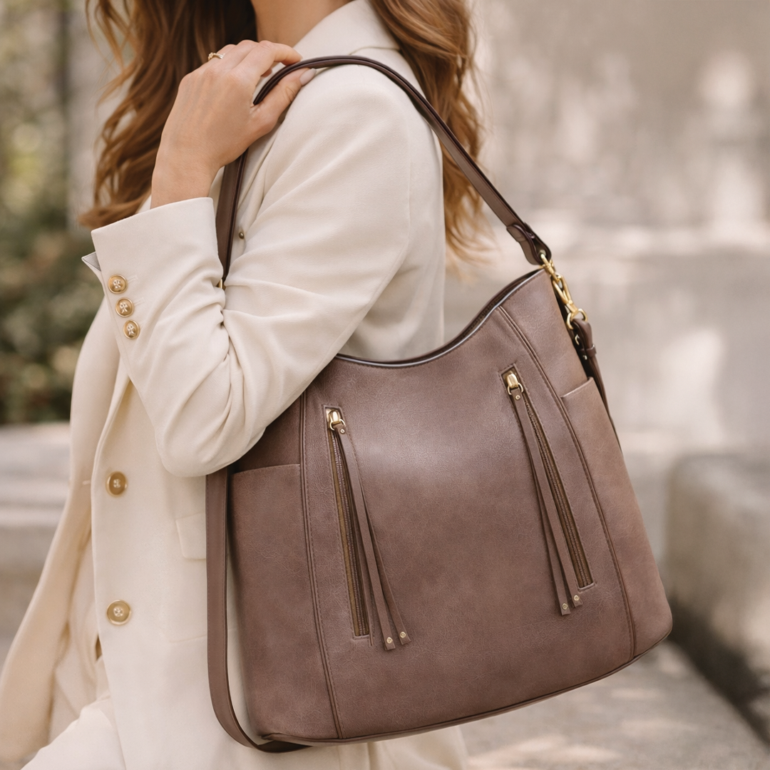 Tovelle - Vegan Leather Hobo Bag