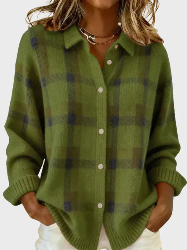 VICTORIA | RETRO PLAID SWEATER