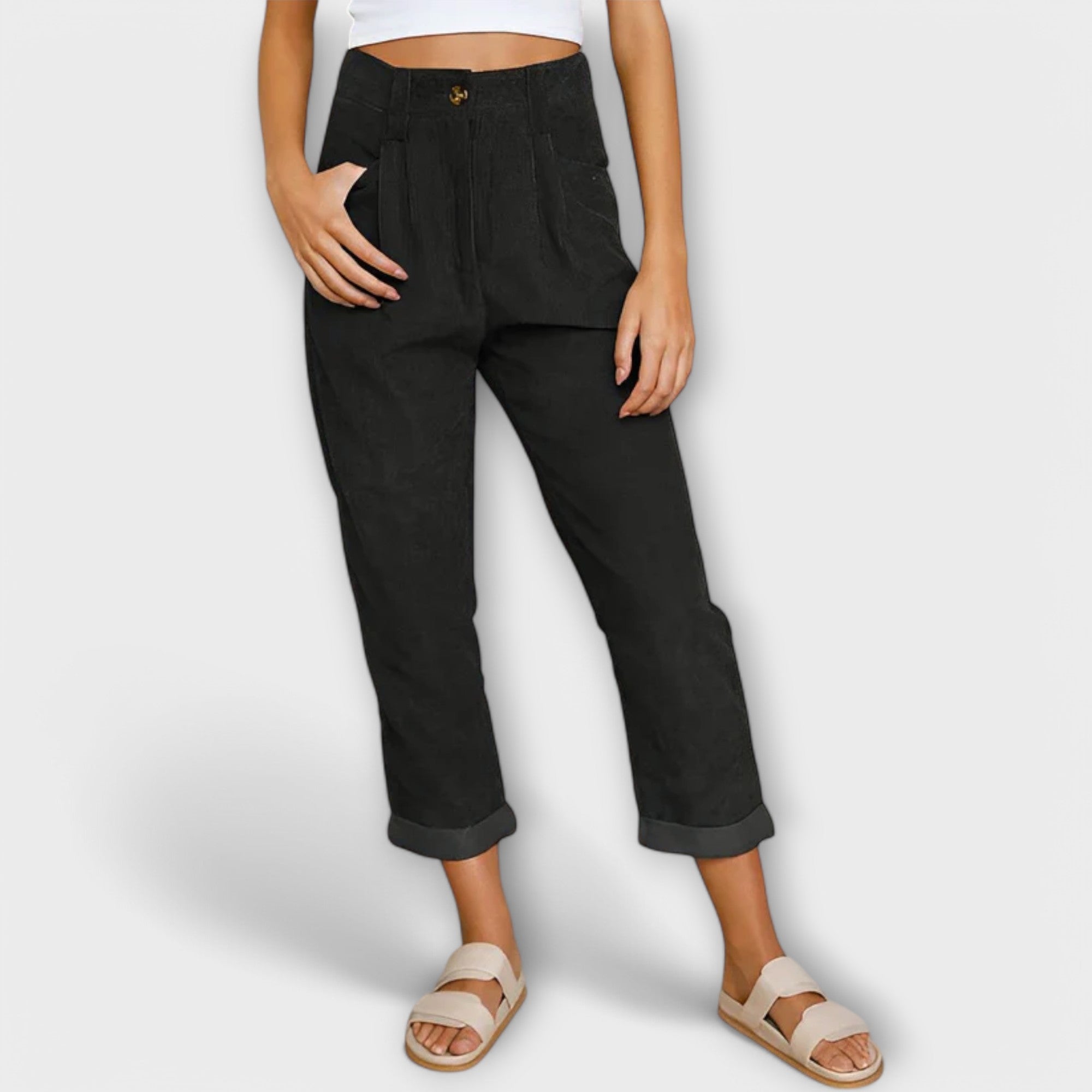 Jana - Modern corduroy trousers