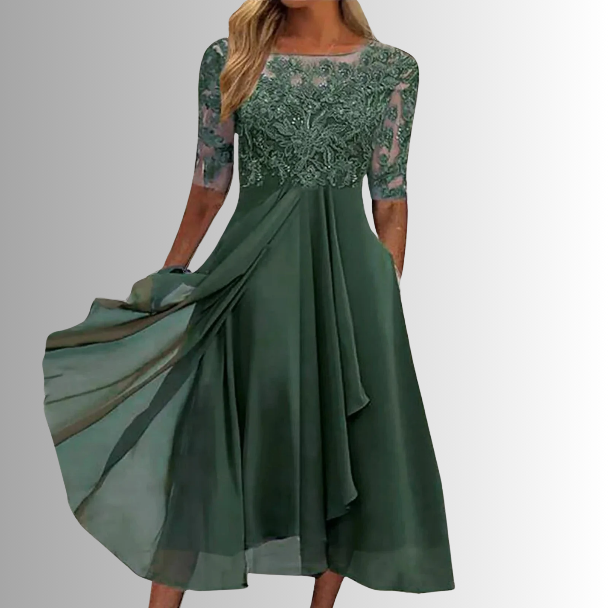 Rhonda™ | Elegant blondekjole