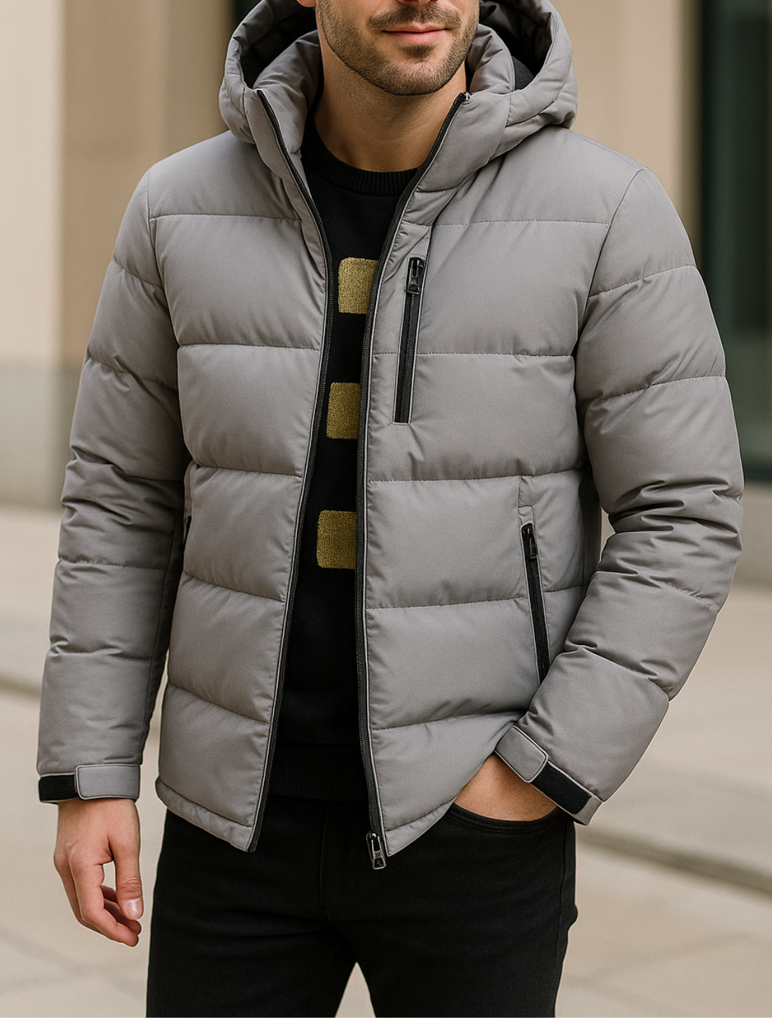 Belle & Cooper | Warm Down Jacket with Detachable Hood