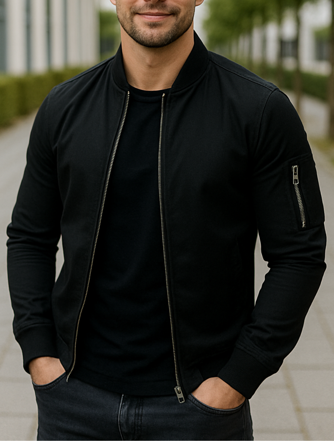 Belle & Cooper | Lightweight Winter Jacket with Zip and Pockets