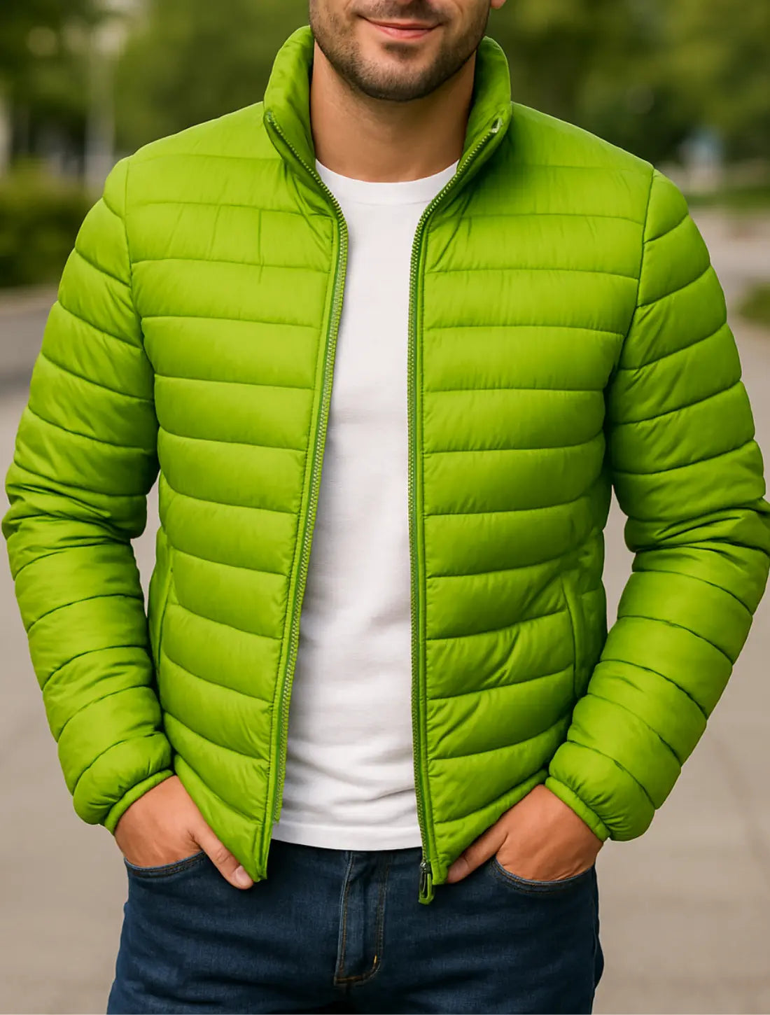 Belle & Cooper | Warm puffer jacket with collar