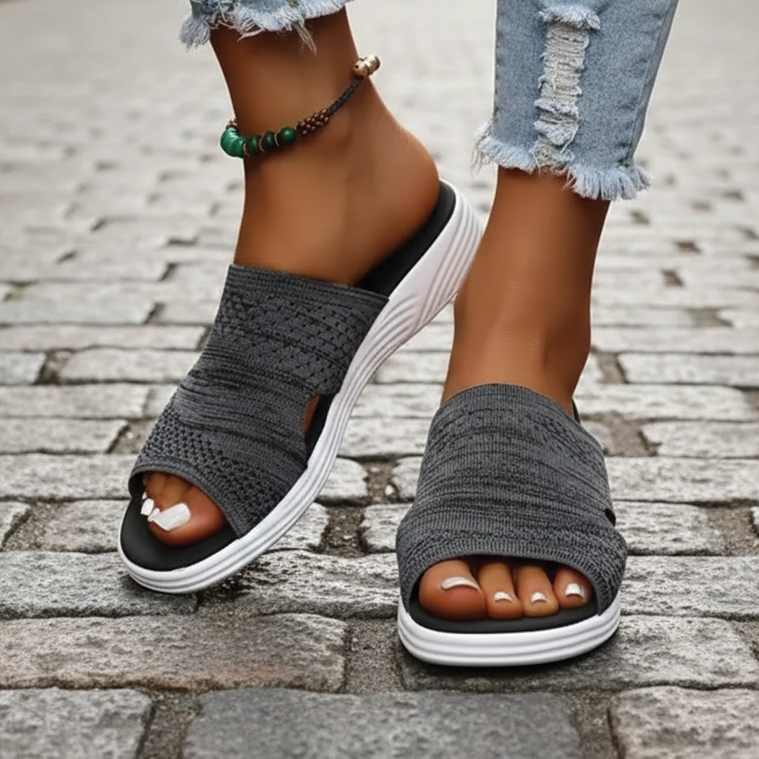 Waltz - Orthopedic Open-Toe Knit Sandals