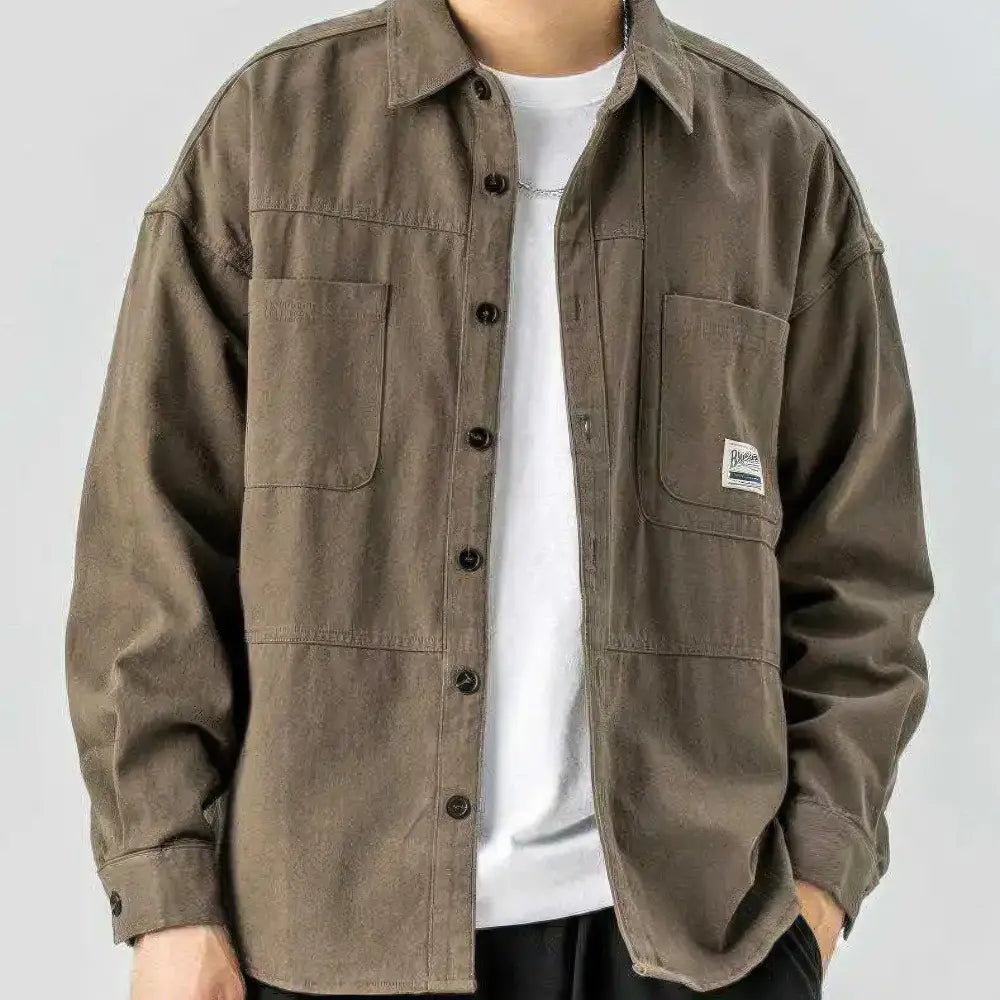 Belle & Cooper | Men's Long Sleeve Shirt with Pockets