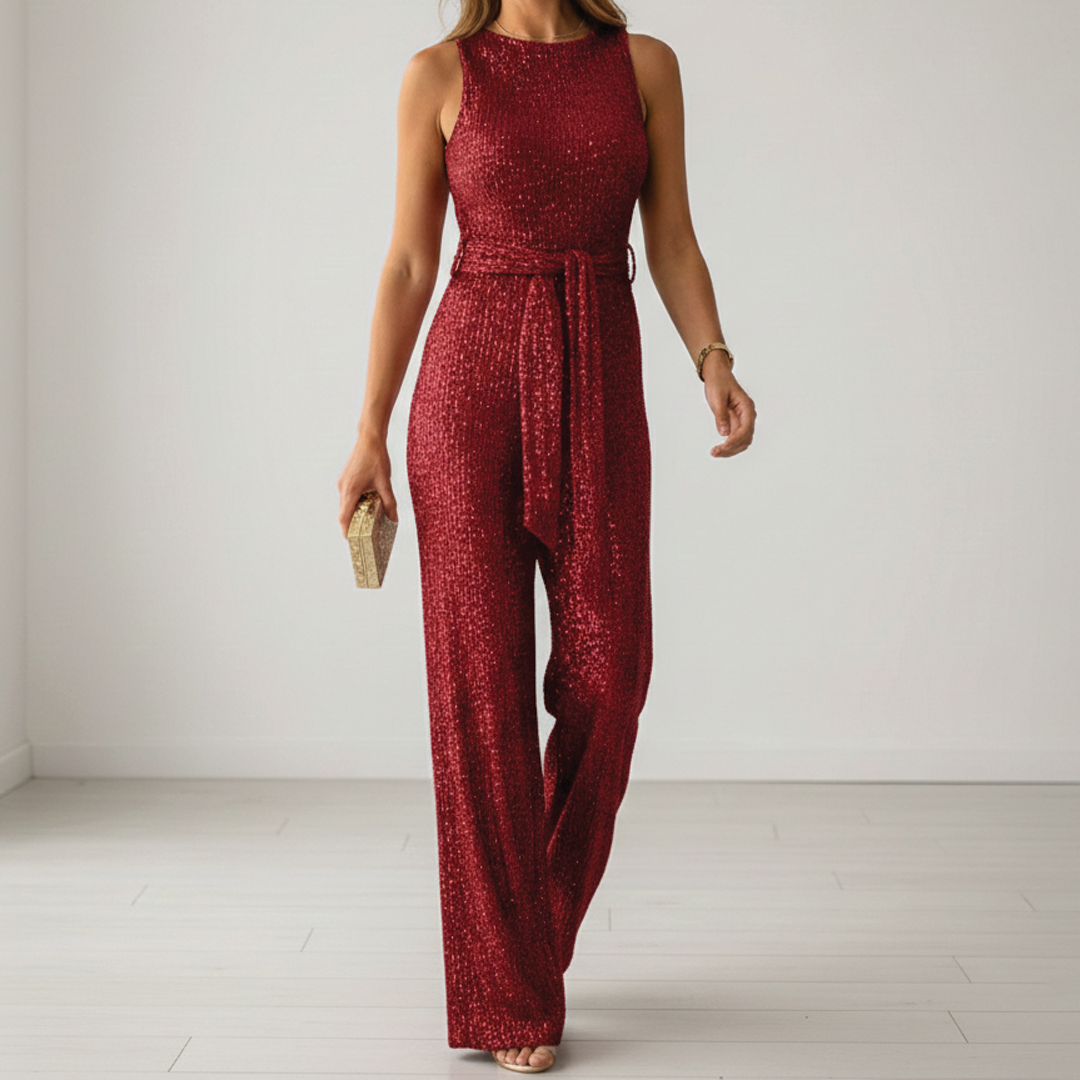 Devina - Sparkling Sequin Jumpsuit