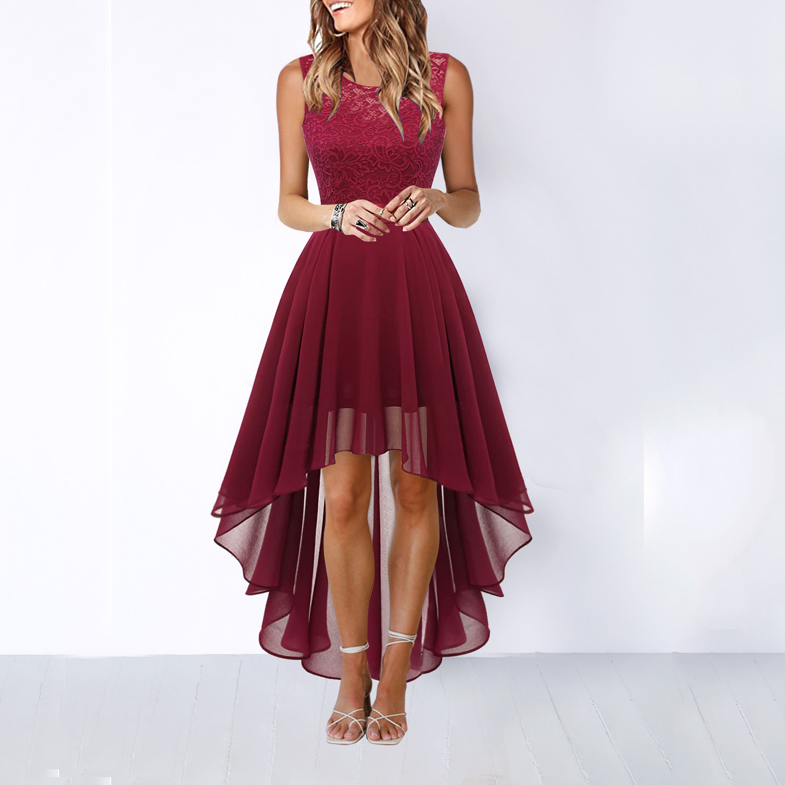 Alexis | Women Wedding Guest High Low Dress