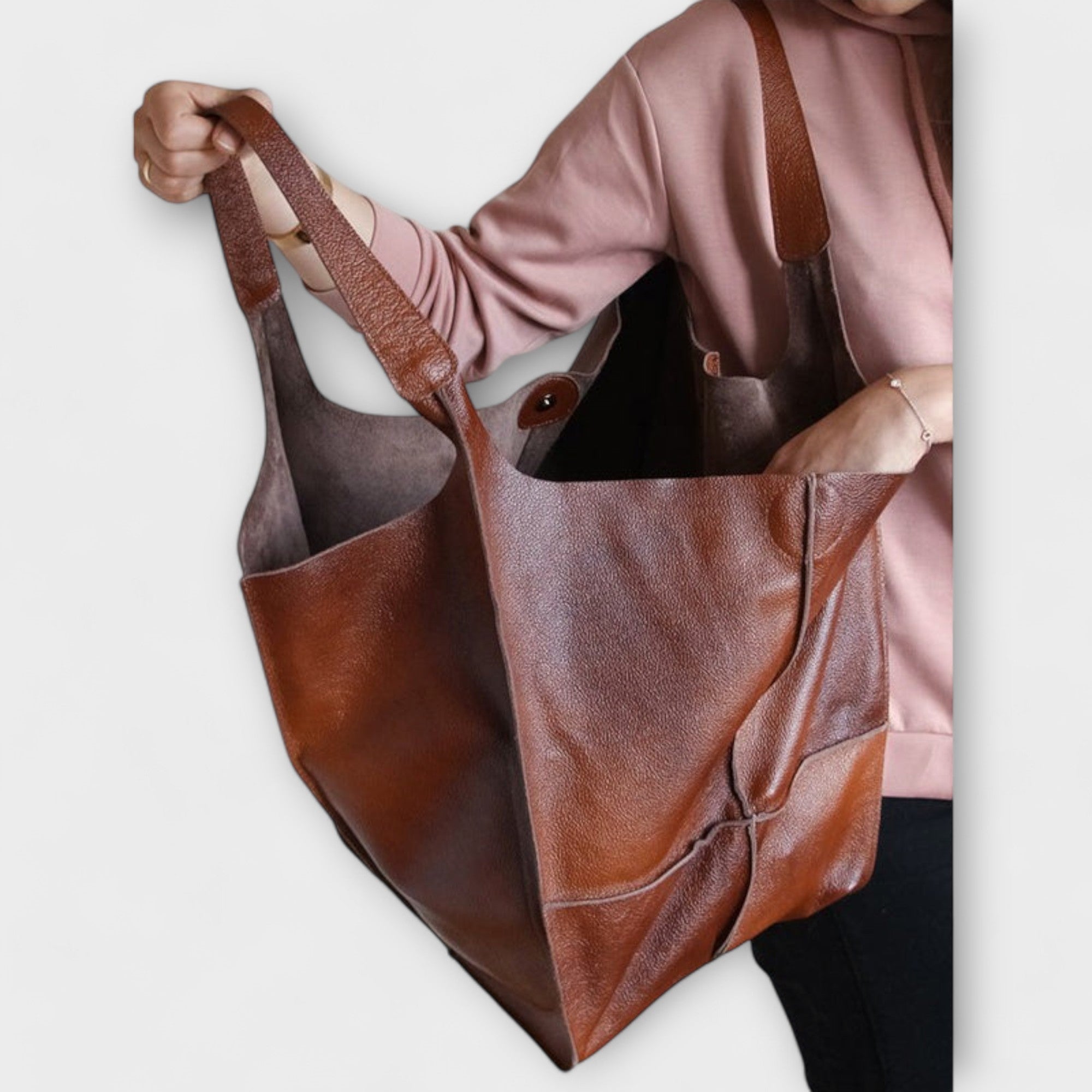Jarexa - Vegan Leather Tote Bag